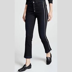 VERONICA BEARD Carolyn Baby Boot Tuxedo Stripe 26